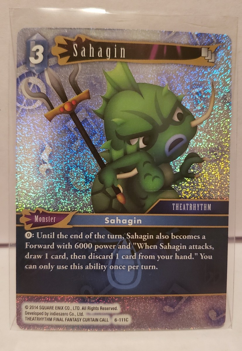 Sahagin Common Foil Near Mint Final Fantasy TCG: Opus
