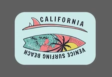 Venice Beach Sticker Surfing Waterproof
