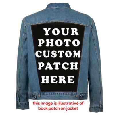BackPatch, Custom Patch, Photo Patch, Personalized Patch, Back Patch, Patch