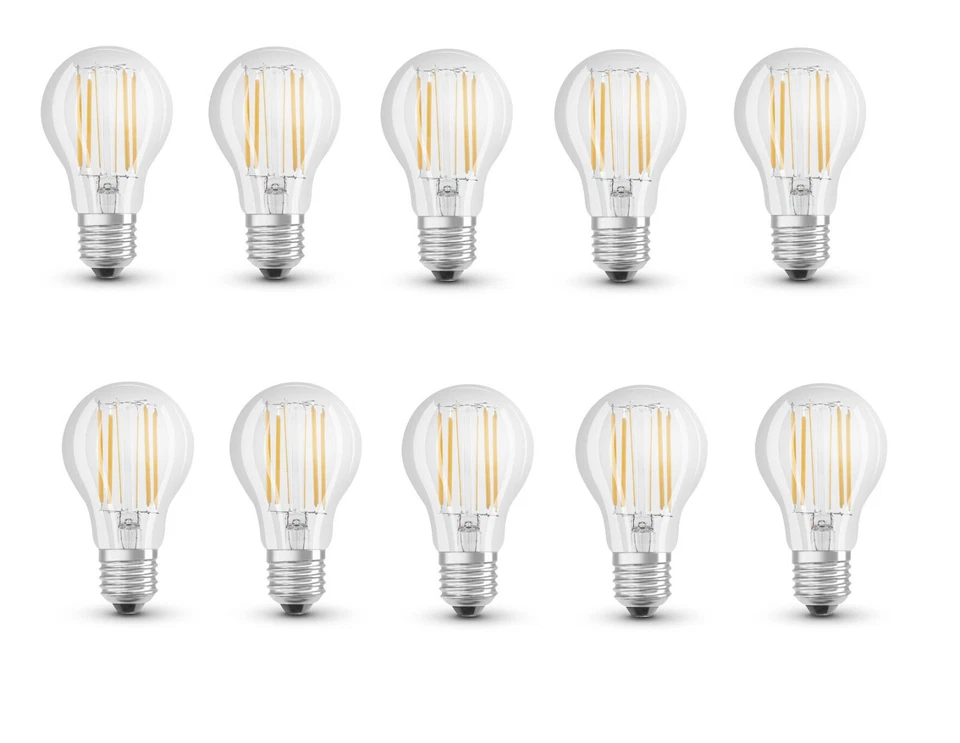 10x Osram LED Star Classic A 75 Birne E27 kaltweiß 7,5W = 75W EEK:D (Spektr A-G) - Bild 4 von 4