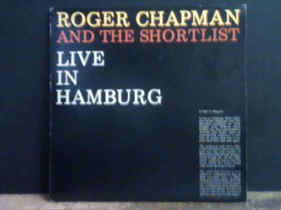 ROGER CHAPMAN  Live In Hamburg  LP    RARE !  