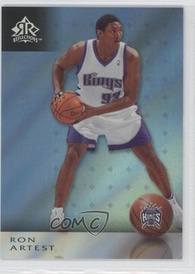 2006-07 Upper Deck Reflections Blue 15/49 Metta World Peace Ron Artest #82 9ap
