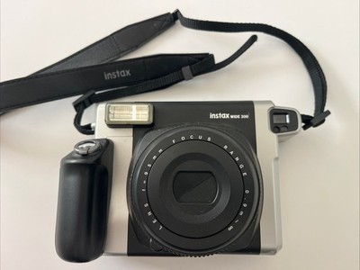 Fujifilm Instax Wide 300 Instant Film Camera Black Silver 95mm Lens Tested