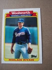 1991 Topps Woolworth baseball HIghlights Nolan Ryan card #19 set break
