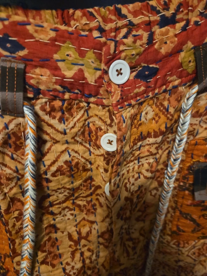 Pantalones cortos Free People bellamente hechos talla grande. Hecho artesanalmente nuevo con etiquetas. Tela increíble Foto 4 de 4