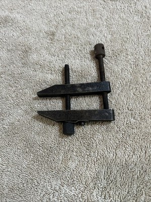 Vintage Unmarked Machinist Parallel Clamp Metal Small Machine Turned
