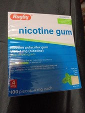 Rugby 370053 Mint Nicotine Gum - 100 Count