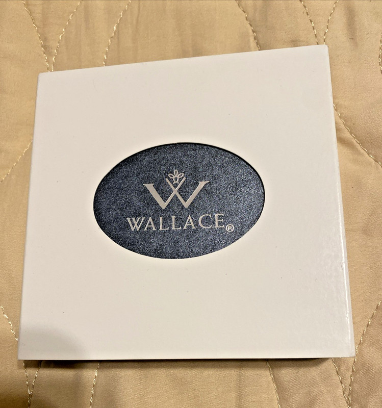 WALLACE 2013 2nd Ed. Annual Silver Plated Snowman Ornament NEW w/box
