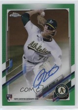 2021 Topps Chrome Rookie Green Refractor 51/99 Jordan Weems #RA-JW Auto 0ix5