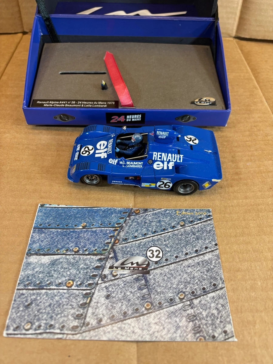 Slot Car 1/32 Le Mans Miniatures – Renault Alpine A441 #26 Le Mans 1976 (132049M)