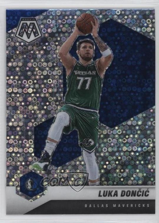 2020-21 Panini Mosaic Fast Break Silver Prizm Luka Doncic Luka Dončić #47 14md
