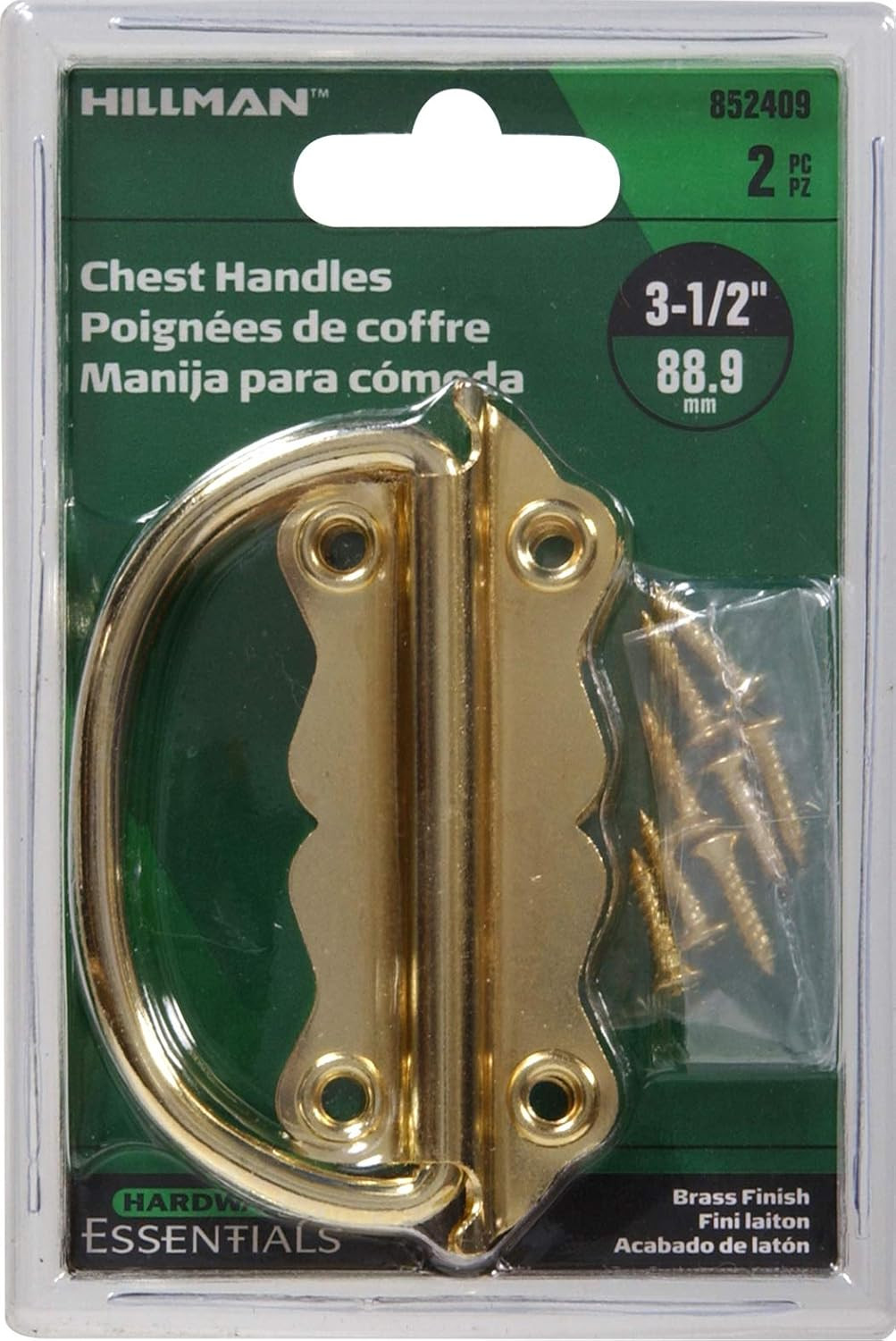 Chest Handle Alloy Steel Brass