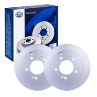 2X Hella Pagid Bremsscheiben Ø275Mm Hinten Passend FüR Kia Carens 54858PRO