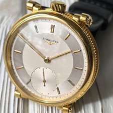 Vintage Marriage Watch with Longines Movement 1958, 17L Wristwatch Serviced 45mm