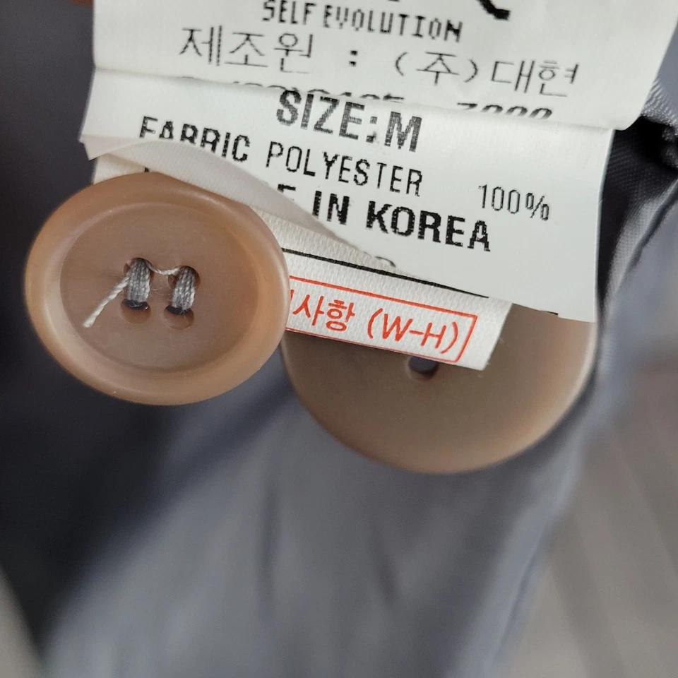 Blazer Traje Chaqueta Gris Pepe Abotonado Doble Ventilación Ligero Talla Mediana M Foto 4 de 4