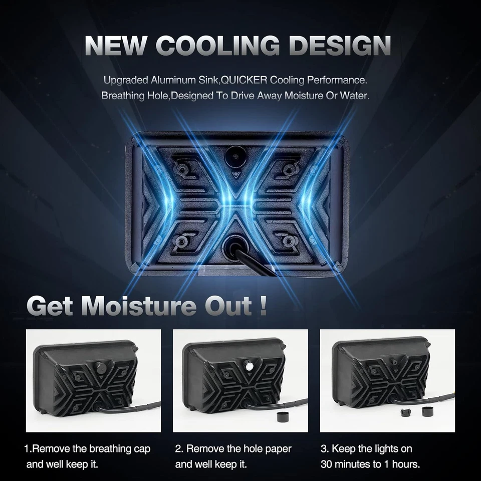 Faros LED 4x6" ALTOS/BAJOS 4 piezas para Freightliner FLD120 1988-2010 FLD112 clásicos Foto 4 de 4