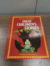 VINTAGE 1972 Great Children's Stories, The Classic Volland Edition VERY GOOD