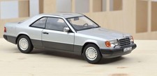 NOREV 1/18 MERCEDES-BENZ 300 CE-24 Coupe 1990 Silver Diecast Model JAPAN NEW