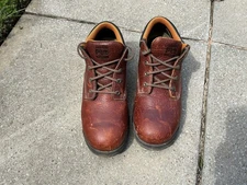 Timberland Pro Powerfit Mens Leather Steel Toe Work Shoes Size 10