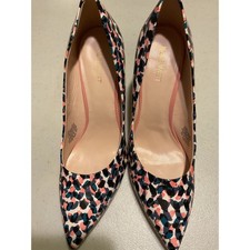 Nine West Women's Size 10M Pointed Toe Stiletto Heels Multicolor Print Pumps