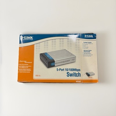 D-Link DSS-5+ 5 Port 10/100Mbps Ethernet Switch