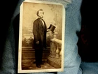 SHARP---1860S-CIVIL WAR- CDV PHOTO.  VICTOR LEONARD  NY