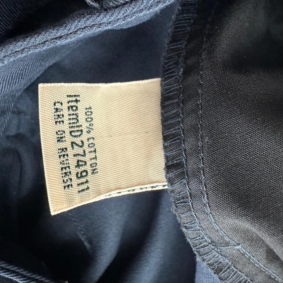 Falda LL Bean Mujer Talla 10 Azul Marino Midi Calce Original Clásica Minimalista Atemporal Foto 4 de 4