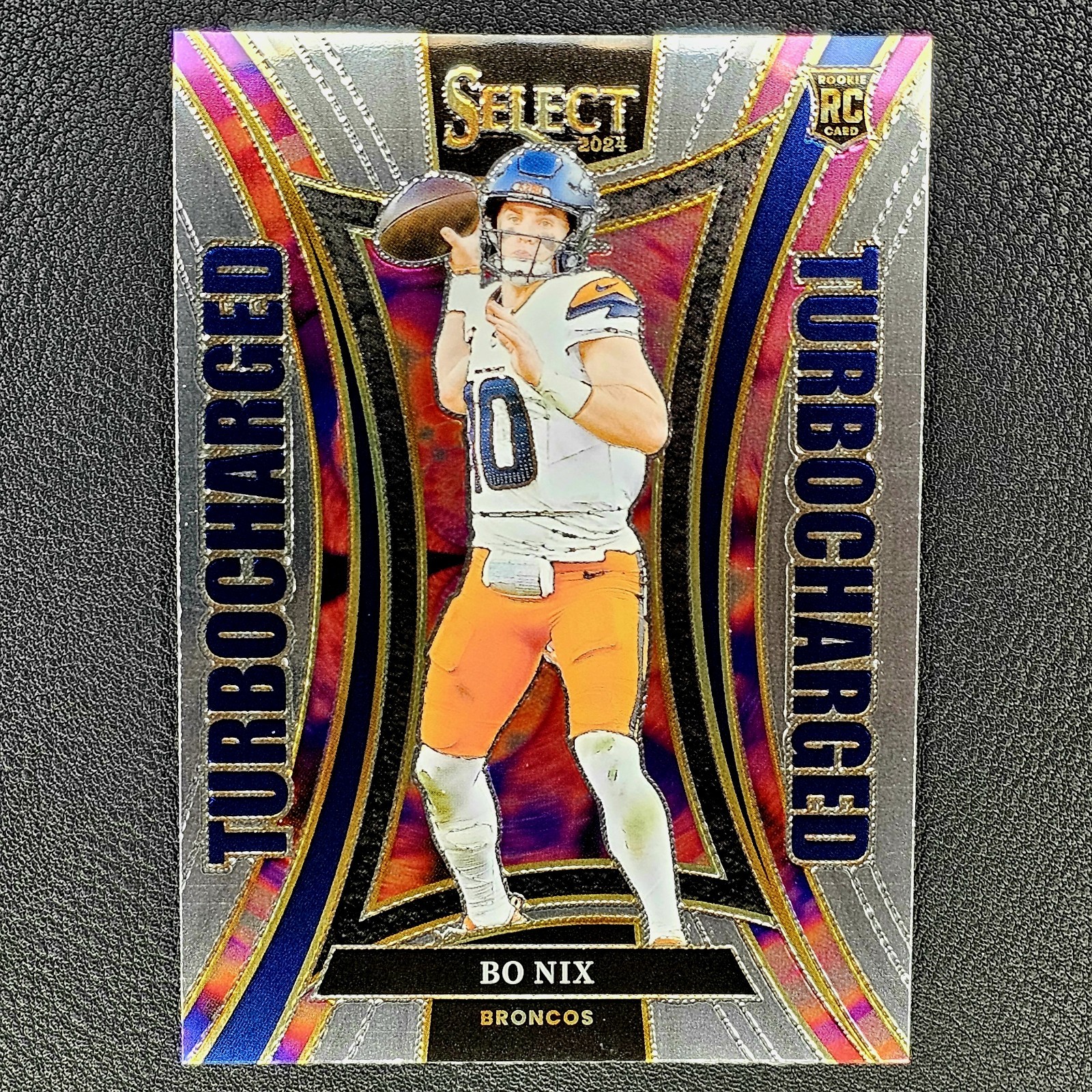 BO NIX 2024 Panini Select Turbocharged #16 RC Denver Broncos Rookie