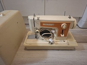 Frister & Rossmann Modell 45 Mark III Nähmaschine Original Koffer & Fußpedal
