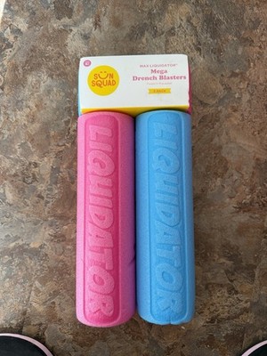 Mega Water Blasters 2pk *Sun Squad* Pink & Lite Blue