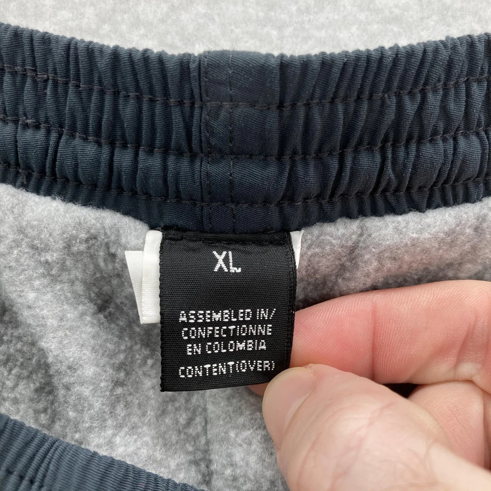 Pantalones Patagonia Vintage Para Hombre XL Shelled Synchilla Forrados de Vellón Cordón Gris Foto 4 de 4