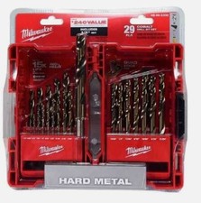 Milwaukee 29 Pc Cobalt Drill Bit Set RED HELI...