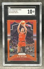 2020 Panini Prizm WNBA Red Prizm /275 A'ja Wilson #18 SGC 10