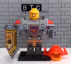 LEGO NEXO KNIGHTS 70350 Axl - Trans-Neon Orange Visor Minifigure! NEX069!