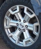 2016 Titan XD OE Wheel 20x7-1/2 6 Spoke Silver Nissan