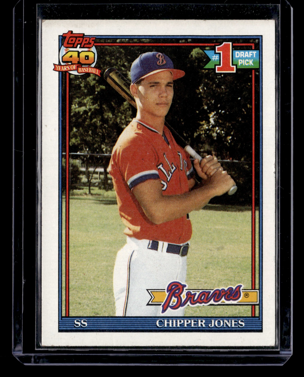 1991 Topps #333 Chipper Jones (B)