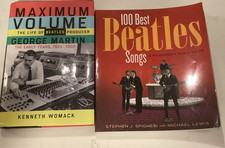 Maximum Volume Beatles Producer George Martin 100 Best Songs Music Books 2 lot