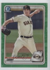 2020 Bowman Chrome Prospects Green Refractor 86/99 Seth Corry #BCP-242 0q0m