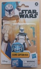 STAR WARS Epic World of Action Clone Captain Rex 4-Inch Power the Force Figure