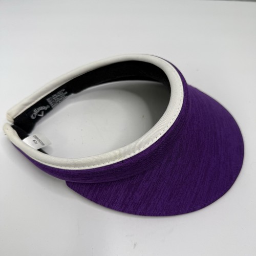 Cappello donna visiera CALLAWAY GOLF berretto clip barra viola logo ricamato - Foto 6 di 11