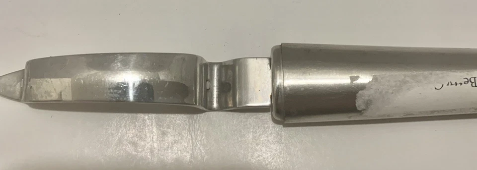 Pelador giratorio de acero inoxidable de la marca Oneida. Vintage Foto 4 de 4