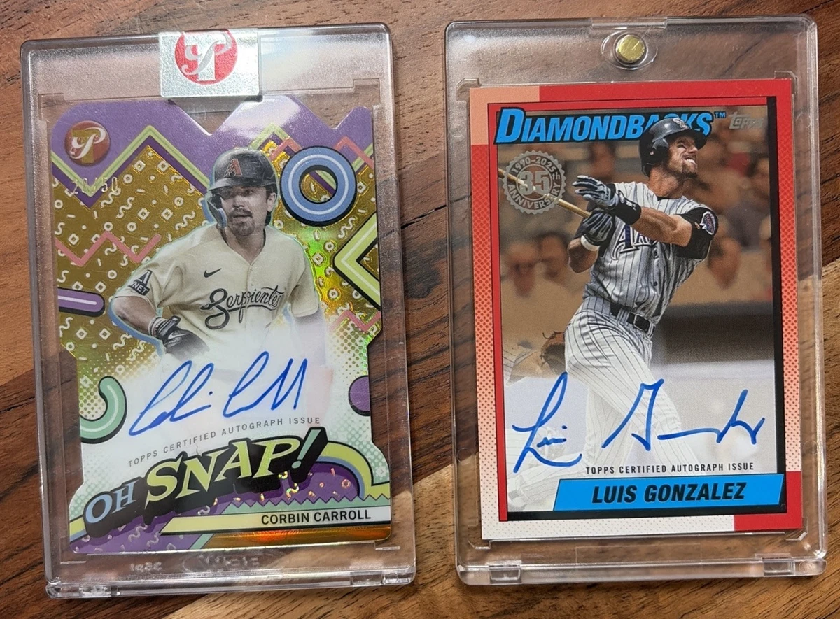 Luis Gonzalez Baseball Serial Numbered Sports Trading Cards