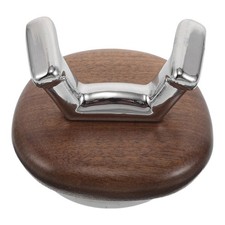 Wooden Suction Coat Hook: Rustic Towel Double Hanger for Bathrooms Inside