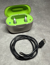 Phonak Aud o Paradise P90-RL Rechargeable Hearing Aids Pair Silver w/ Charger