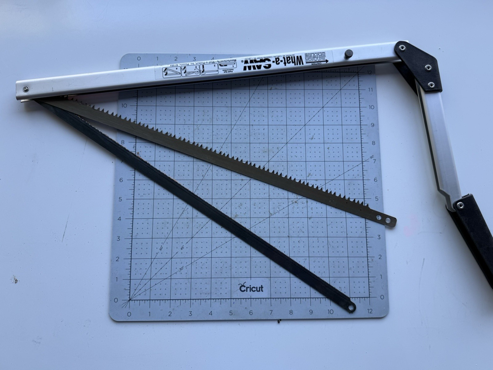 What A Saw Folding Pack Saw W/2 BLADES Pre Owned CAMPING PORTABLE  Made USA