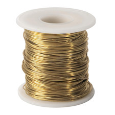 24 Gauage 0.5 Mm ,1 Pound 850FT Spool Brass Wire for Jewelry Making, Beading,Yel