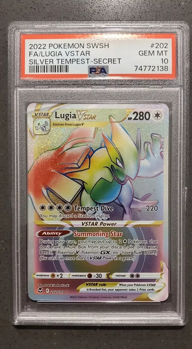 Check the actual price of your Lugia VSTAR (Secret) (202) 202/195 Pokemon  card