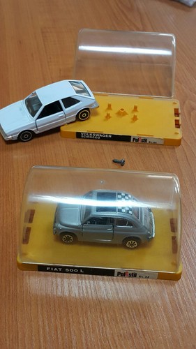 VINTAGE POLISTIL RENAULT R12 EL 53 DIECAST TOY MODEL CAR 1:43 ITALY RED IN BOX - Picture 16 of 24