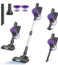 Eicobot A13 Black Purple Cordless High Efficiency Stick Vacuum Cleaner New