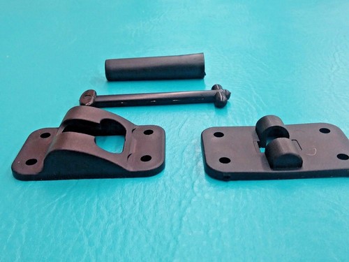 4" Plastic T Style Door Catch Latch Holder RV Camper Trailer Boat Travel Black - 第 3/11 張圖片